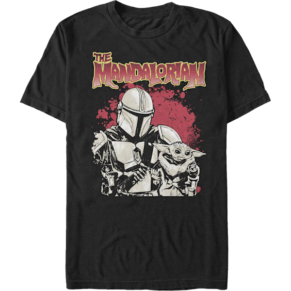 The Mandalorian Bounty Hunter Och Barn Star Wars T-Shirt XL