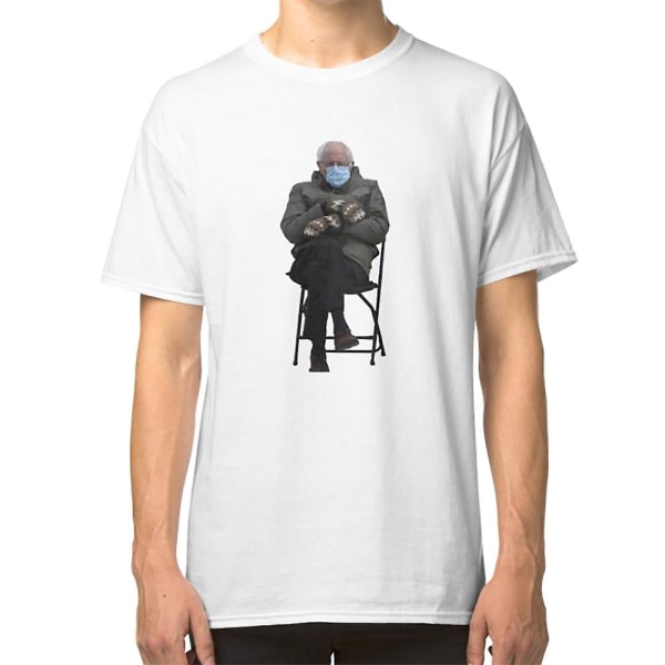 Bernie Inauguration Mittens Meme T-shirt XXL