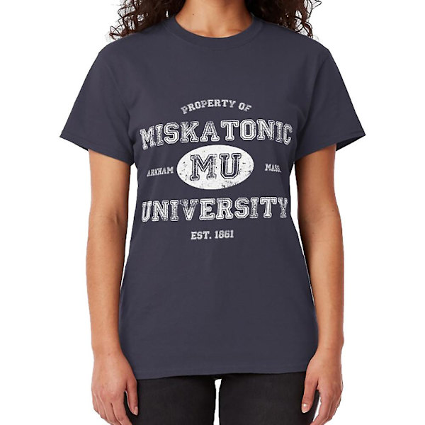 Miskatonic University T-shirt navy L