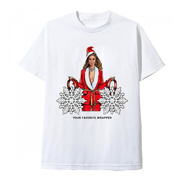Beyonce Holiday Hvid T-shirt Din Yndlingsindpakning XL