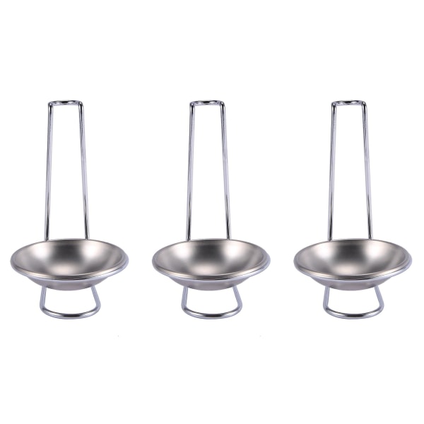 3X Stainless Steel Spoon Holder, Long Handle Vertical Storage Spoon Holder Spoon Holder