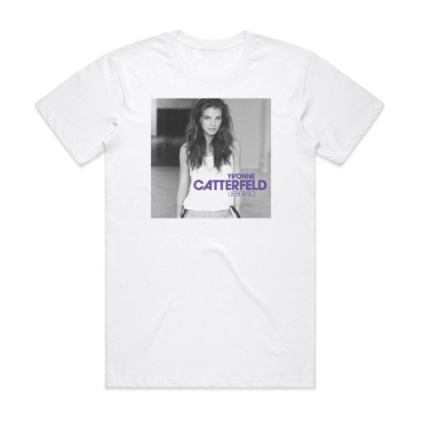 Yvonne Catterfeld Lieber So 1 Album Cover T-skjorte Hvit S