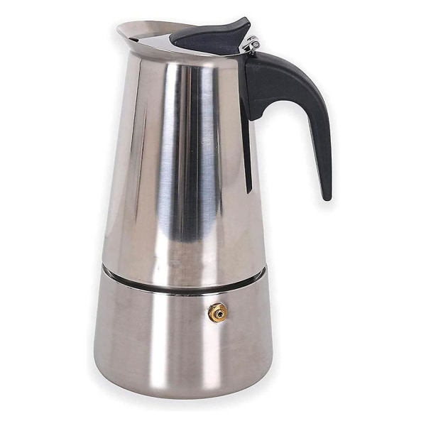 Italiensk mokkakande 2 kopper, induktion kaffemaskine, egnet til alle typer plader, espresso ma