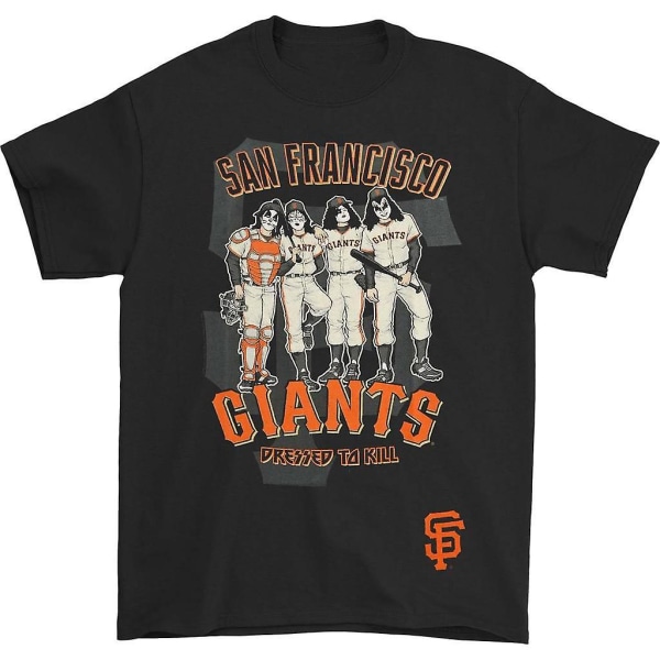 KISS San Francisco Giants Dressed To Kill T-shirt S