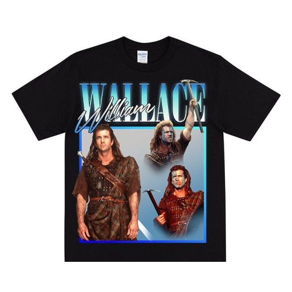 WILLIAM WALLACE Tribute T-skjorte Black M