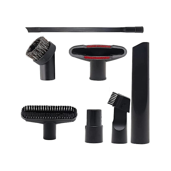 Dammsugarmunstycke för 32 mm (1-1/4 tum) Mini Borstset Tillbehör Flexibel Springspaltverktyg