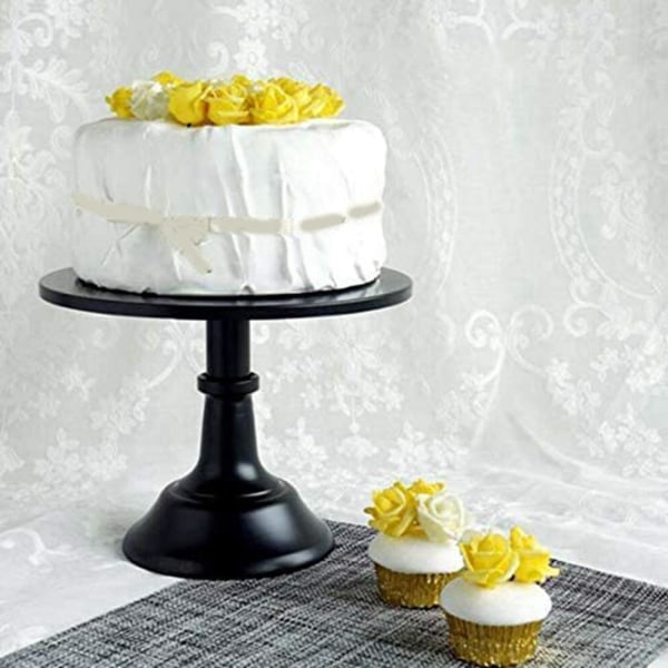 2 st Metallkakestativ Runda Socklar Dessertställ Cupcakes Display Stativ Födelsedagsbakverk w
