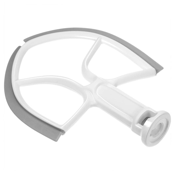 2X 5Qt Flat Mixer for KitchenAid Station Mixing Bowl Scraper, Paddle Replacement Attachment