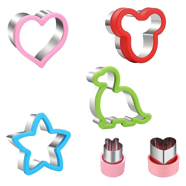 Sandwich Cookie Cutter Sæt, Sandwich Cutter Biscuit Cutter Grøntsags Cutter - Cookie Cutter Stempler