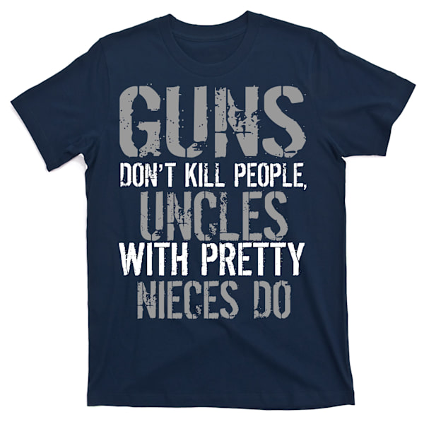 Onkler med Smukke Niece Drab Folk T-Shirt M