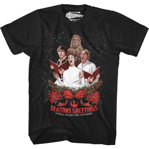 Säsongshälsningar från en galax långt, långt borta Star Wars T-shirt M