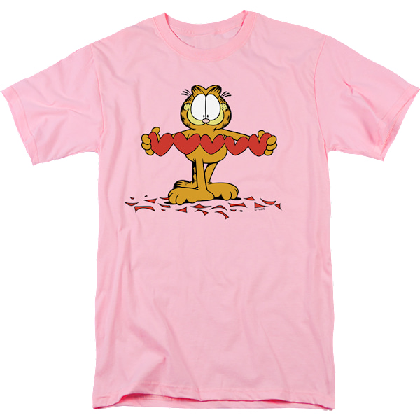Papirhjerter Garfield T-shirt M