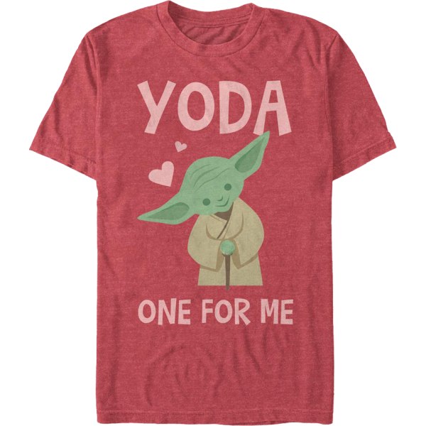 Yoda One For Me Star Wars T-skjorte XXL