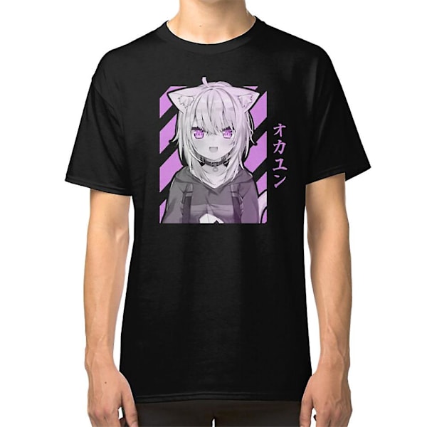 Nekomata Okayu Design T-skjorte XL