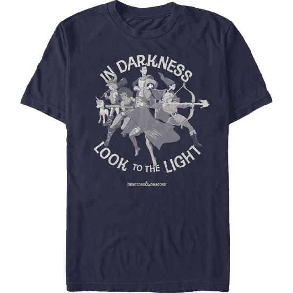 In Darkness Look To The Light Dungeons & Dragons T-skjorte XL