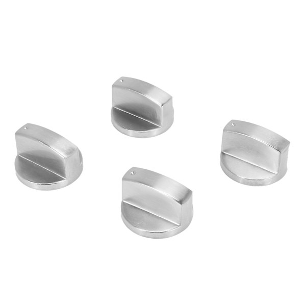 Komfyr- og ovnknapper (12 stk), 6 mm universelle sølv gasskomfyr-kontrollknapper adapter ovn rot