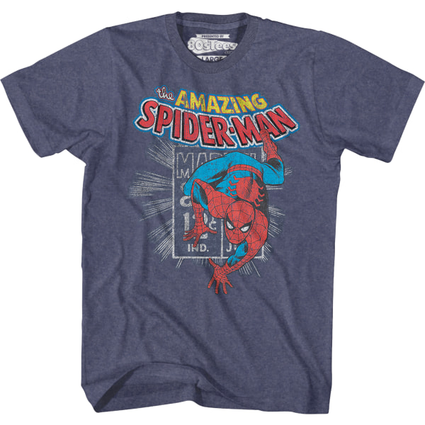 Marvel Stamp Spider-Man T-Shirt New XL