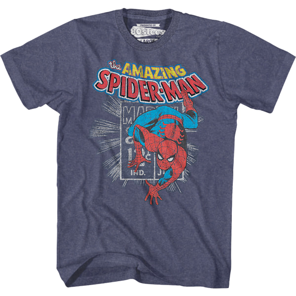 Marvel Stamp Spider-Man T-shirt Ny S