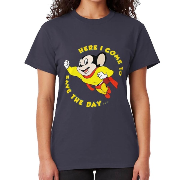 Mighty Mouse, her kommer jeg for at redde dagen T-shirt black M