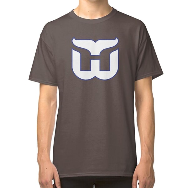 Hartford Whalers Vintage Logotyp T-shirt darkgrey XL