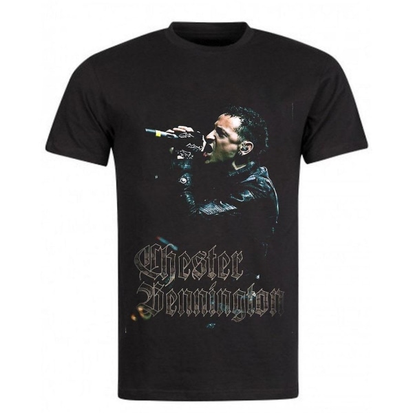 Linkin Park T-skjorte Svart Chester Bennington Live 2 XXXL