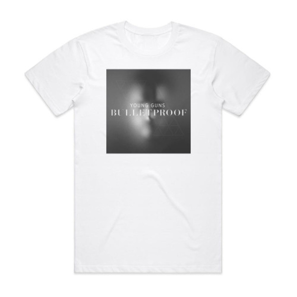 Young Guns Bulletproof -albumin kansikuva T-paita Valkoinen XXXL