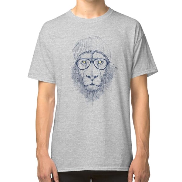 Sej løve T-shirt grey M