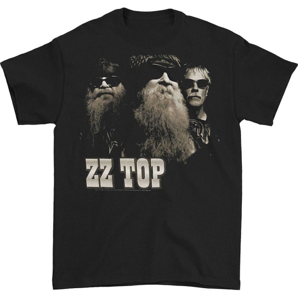 ZZ Top Svartvit Foto 2012 Turné T-shirt M