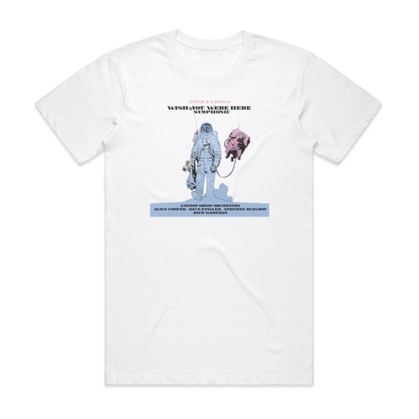 The London Orion Orchestra Pink Floyds Wish You Were Here Symfoniskt Albumomslag T-shirt Vit M