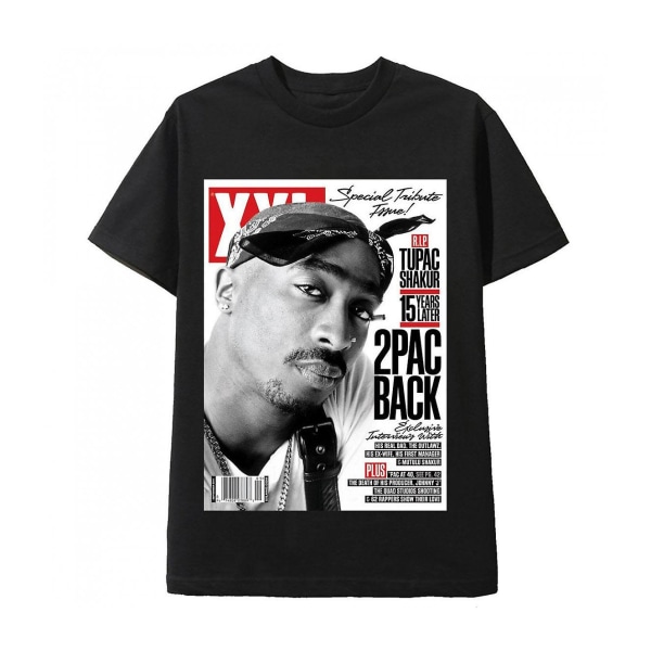 T-shirt Tupac Skaur Xxl Omslag Mag M