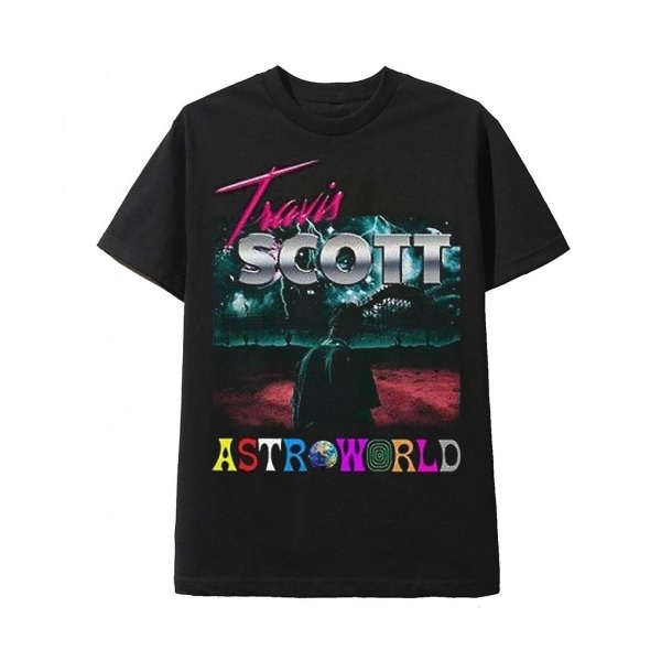 Shop Astroworld Svart T-shirt Astroworld Tour 2019 S