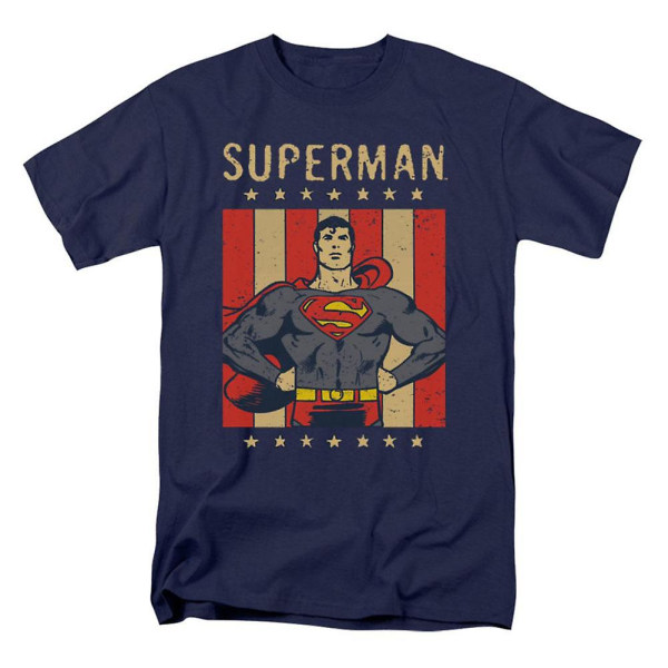 DC Comics Retro Liberty T-skjorte L