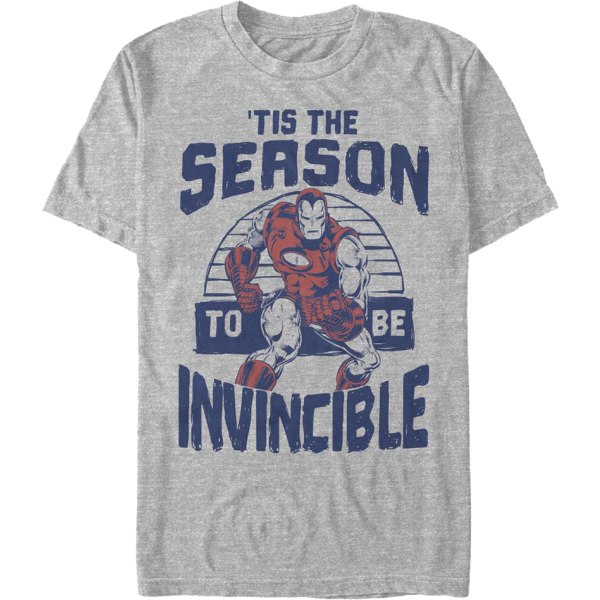 Iron Man 'Tis The Season To Be Invincible Marvel Comics T-shirt Ny XXXL