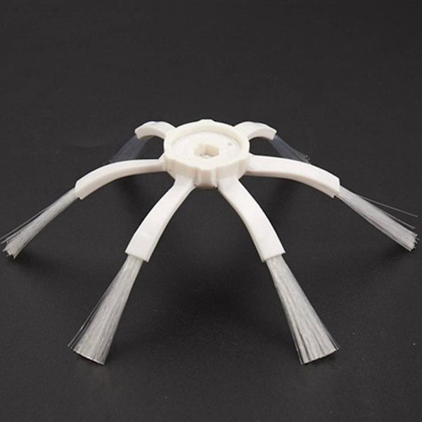Vit 6-arms Sidoborste för 1s Xiaomi Robotdammsugare 2 S50 S51 S5 Dammsugardelar Tillbehör