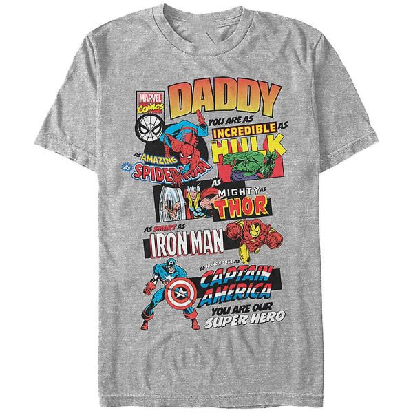 Marvel Comics T-shirt till fars dag XL