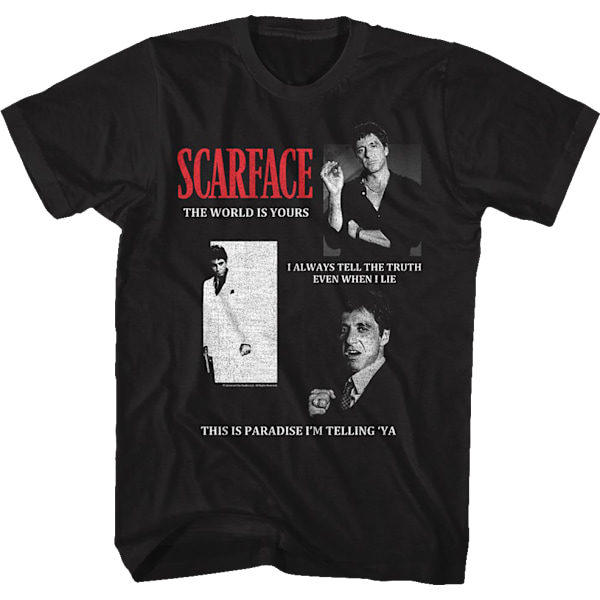 Citat Collage Scarface T-shirt XL