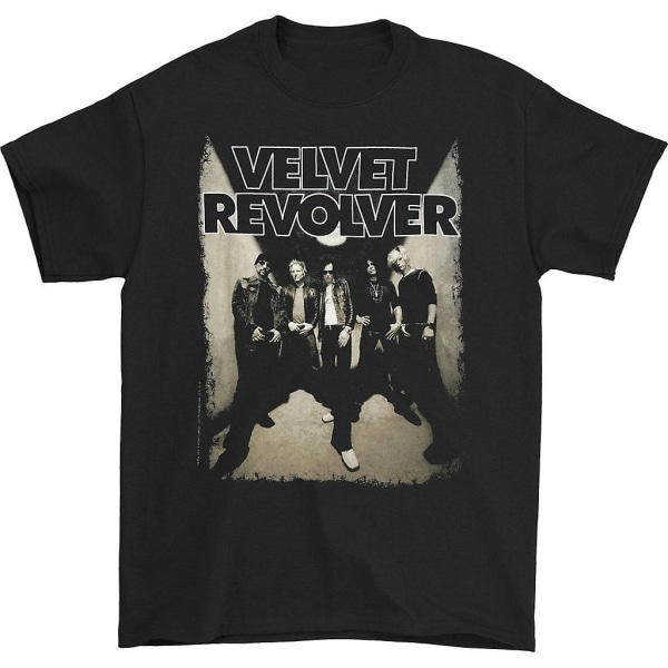 Velvet Revolver -bändin valokuva T-paita XXL