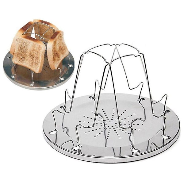 4 stycken Camping Bröd Toastbricka Gasspis Spis BBQ Camping Toastställ