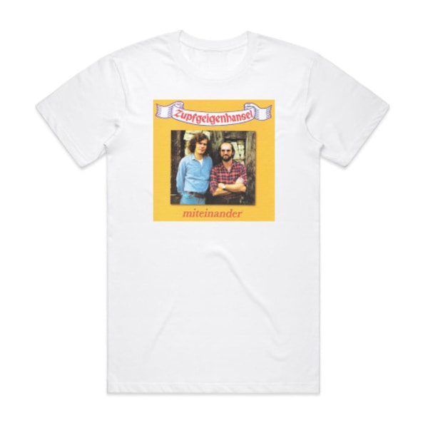 Zupfgeigenhansel Miteinander Album Cover T-Shirt Vit XL