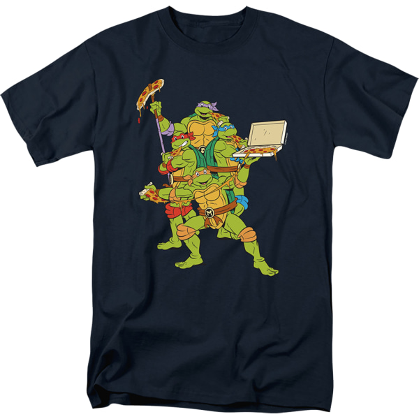Pizza Party Teenage Mutant Nina Turtles T-shirt M