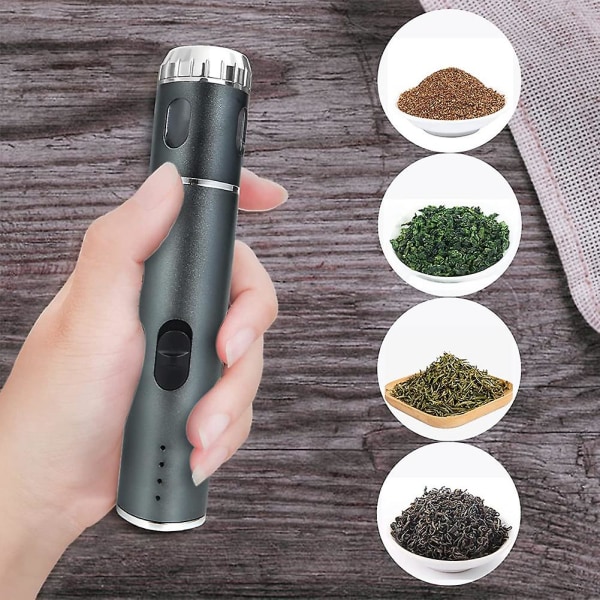Elektrisk bärbar USB-uppladdningsbar kryddkvarn, mångsidig fluffig produkt och köksmalare