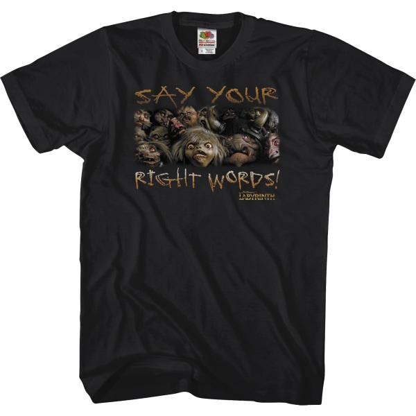 Sig Dine Rigtige Ord Labyrinth T-shirt L