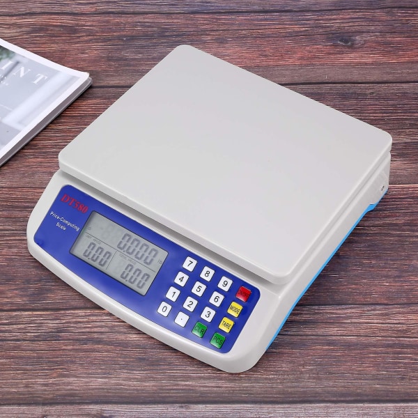 30 kg/1 g Köksvåg Digital Matvåg med Bakgrundsbelyst LCD-Skärm Mätning Elektronisk Vågskala Mat