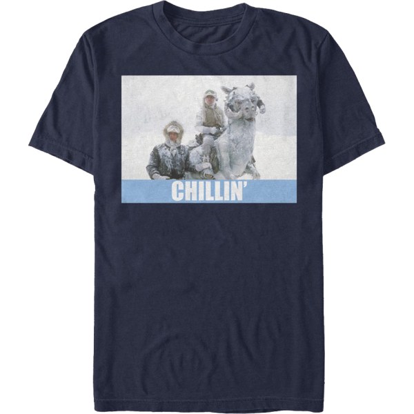 Han Solo og Luke Skywalker Chillin' Star Wars T-shirt L