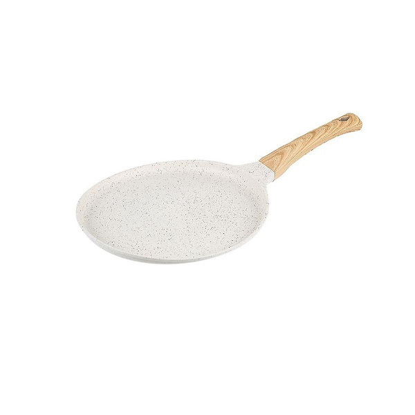 Crepe- och pannkakspanna, äggpanna, stekpanna i granit, frukoststekpanna med non-stick