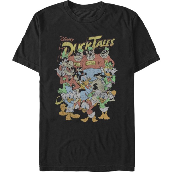 Distressed Cast Bild DuckTales T-shirt XXL