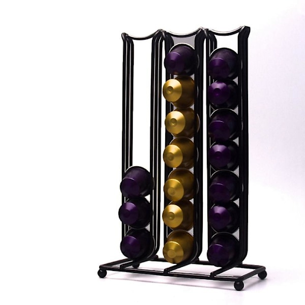 Kaffeutställningsställ för kaffeprodukter, rymmer 42 Nespresso-kapslar