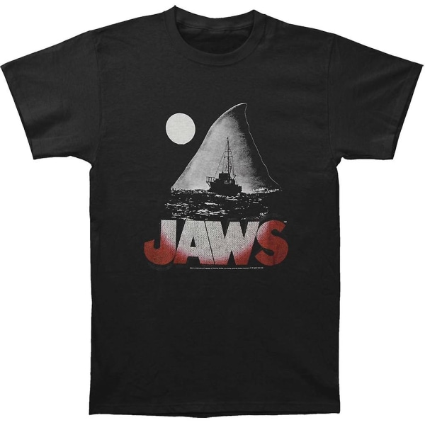 Jaws Jaws Natt-T-shirt XL