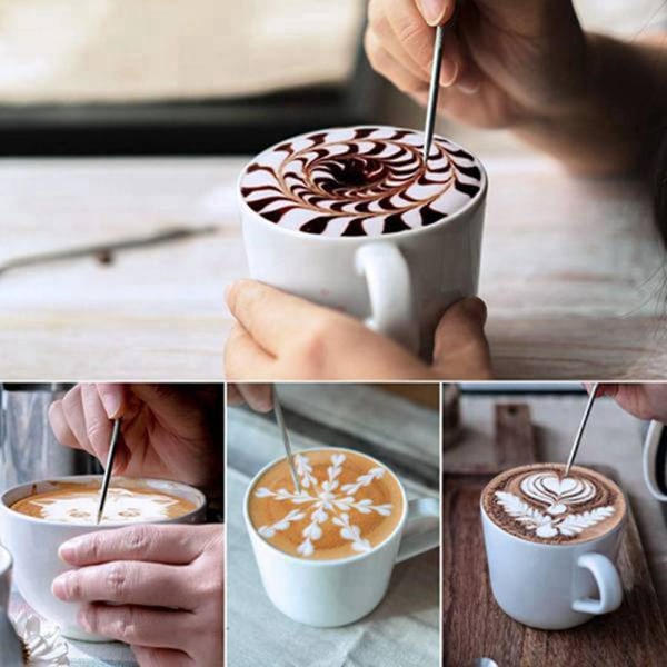 Kakao Shaker, Kaffepulver Shaker 16st Kaffe Cappuccino Form & Barista  Cappuccino Po Pen b15a | Fyndiq