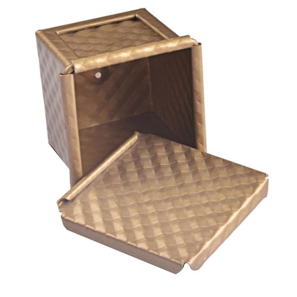 6x Kvadratisk Brödform med Lock Toastform Brödform Pullman Brödform med Lock Icke-klibbig Mini Vatten C